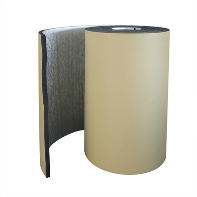 Autoadhesivo XPE espuma aislante de aire acondicionado laminado de aluminio de plata para conductos