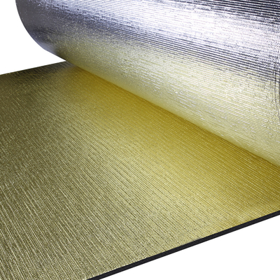 Material de aislamiento térmico de espuma de aluminio de doble cara XLPE XPE para techos