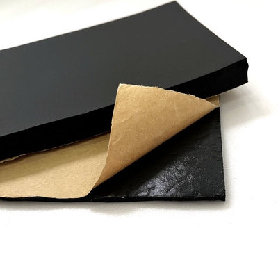NBR personalizado PVC Hoja de espuma de aluminio de papel adhesivo de aislamiento de una sola cara de caucho