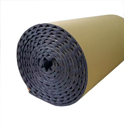 Preservación térmica Espuma de nitrilo Buena resistencia al desgarro Autoadhesivo NBR caucho