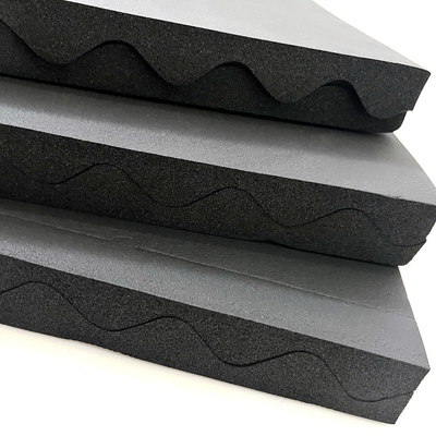 Resistencia a la llama CR Hoja de espuma Absorción de sonido Neoprene Rollo de caucho para automóviles