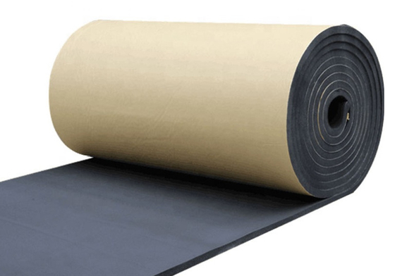 Elasticidad de impacto Adhesivo de espuma EPDM con respaldo de células cerradas y células abiertas Espuma de caucho
