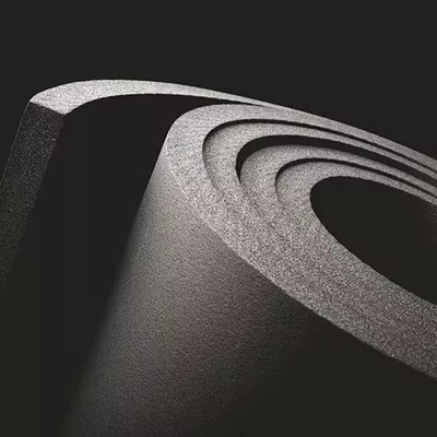 6 mm de espesor de celda cerrada celular EPDM espuma de caucho resistente al frío rollo de espuma