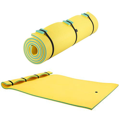 Color personalizado de la piscina de espuma Pad resistente a las lágrimas Oasis floating Mat para la navegación