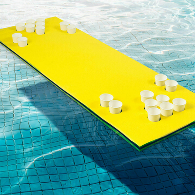 1m * 2m Perforado Floating Swim Mat espuma solarización piscina flotadores para la piscina