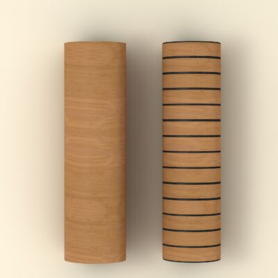 Los paneles de madera flexibles autoadhesivos de la parrilla del grano para la pequeña decoración de los lugares públicos