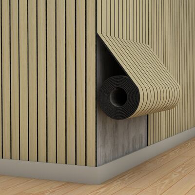 Papel pintado de madera flexible del panel de pared de la protección ignífuga del PVC para la decoración casera