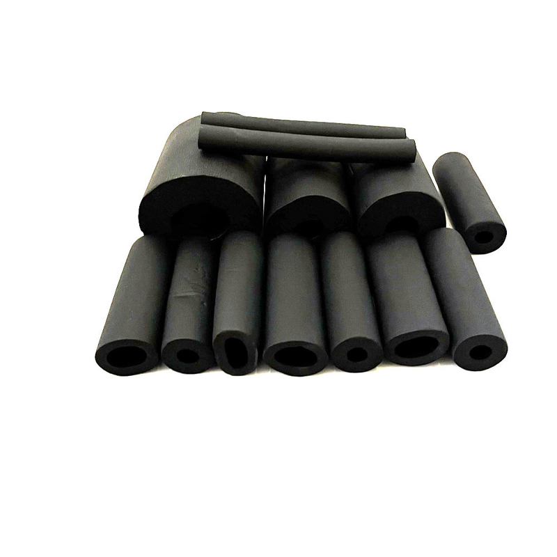 Nitrile PVC NBR espuma de celda cerrada Instalación rápida, espuma de caucho de nitrile butadieno Negro