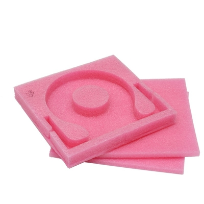 Hoja de espuma de embalaje ESD de espuma antiestática rosa para el envase de cajas de envío