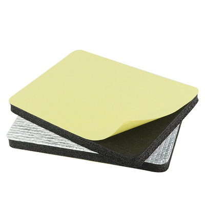 Autoadhesivo XPE espuma aislante de aire acondicionado laminado de aluminio de plata para conductos