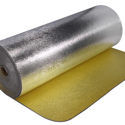 Material aislante para paredes de suelo de papel de aluminio de doble cara de espuma de XPE impermeable