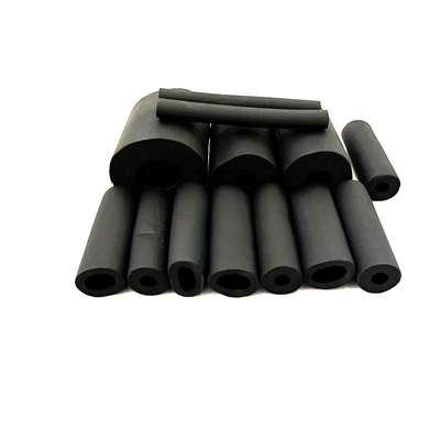 Nitrile PVC NBR espuma de celda cerrada Instalación rápida, espuma de caucho de nitrile butadieno Negro